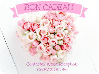 Bon cadeau Alexa Réception Wedding Planner Tours 37